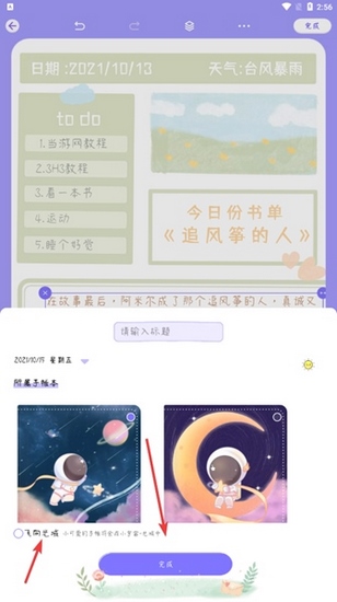 星光手帐图片